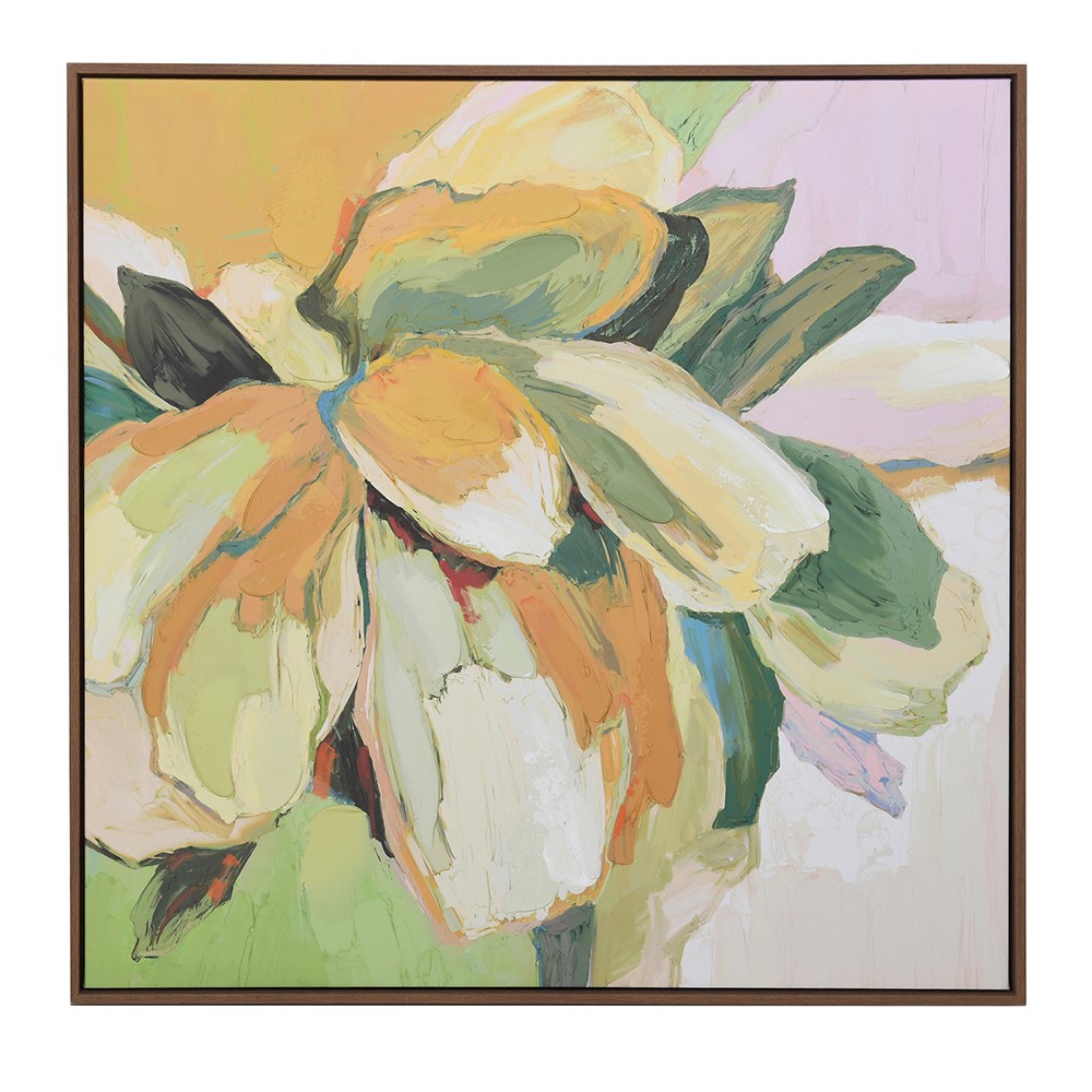 Peaonia Framed Picture 80cm