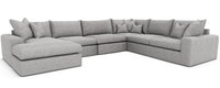 Peri 1 Arm 2 Seat RHF with Corner Unit and Double Armless Unit with 1 Arm Chaise Unit LHF