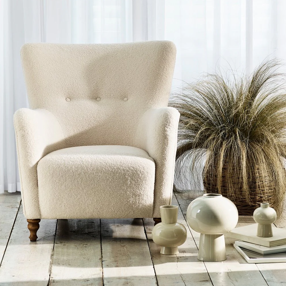 Perry Armchair | Plain Fabrics | Annie Mo's