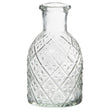 Pharmacy Glass for Dinner Candle with a Harlequin Pattern | Annie Mo's