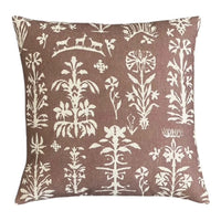 Farm Forest Mocha Feather Filled Cushion 50X50cm | Annie Mo's