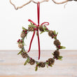 Pinecone and Berry Mini Wreath 21cm