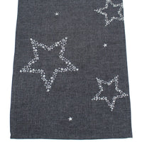Polaris Pewter Table Runner 175cm x 35cm | Annie Mo's