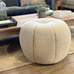 Pumpkin Footstool | Plain Fabrics