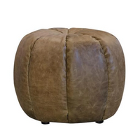 Pumpkin Footstool | Leathers | Annie Mo's