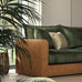 Quinn Four Seat Split Sofa | Leather Fabric Mix