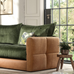 Quinn Four Seat Split Sofa | Leather Fabric Mix