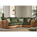 Quinn Three Corner One Sofa Group - Closed | Leather Fabric Mix | Anni