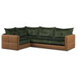 Quinn One Corner Three Sofa Group - Closed | Leather Fabric Mix