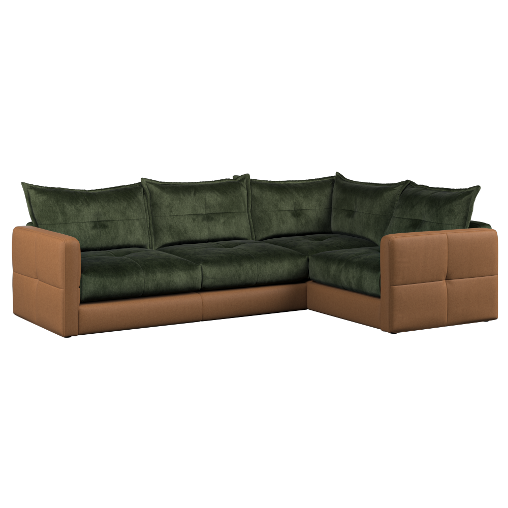 Corner Sofas In Both Leather & Fabric