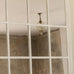 Wilton White Mirror with Wooden Grid