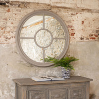 Wilton Distressed Grey Portal Mirror