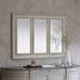 Wilton Elise Panelled Window Pane Mirror 139cm

