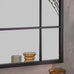 Iron Window Pane Mirror 140cm