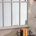 Pale Grey Wilton Window Pane Mirror 150cm