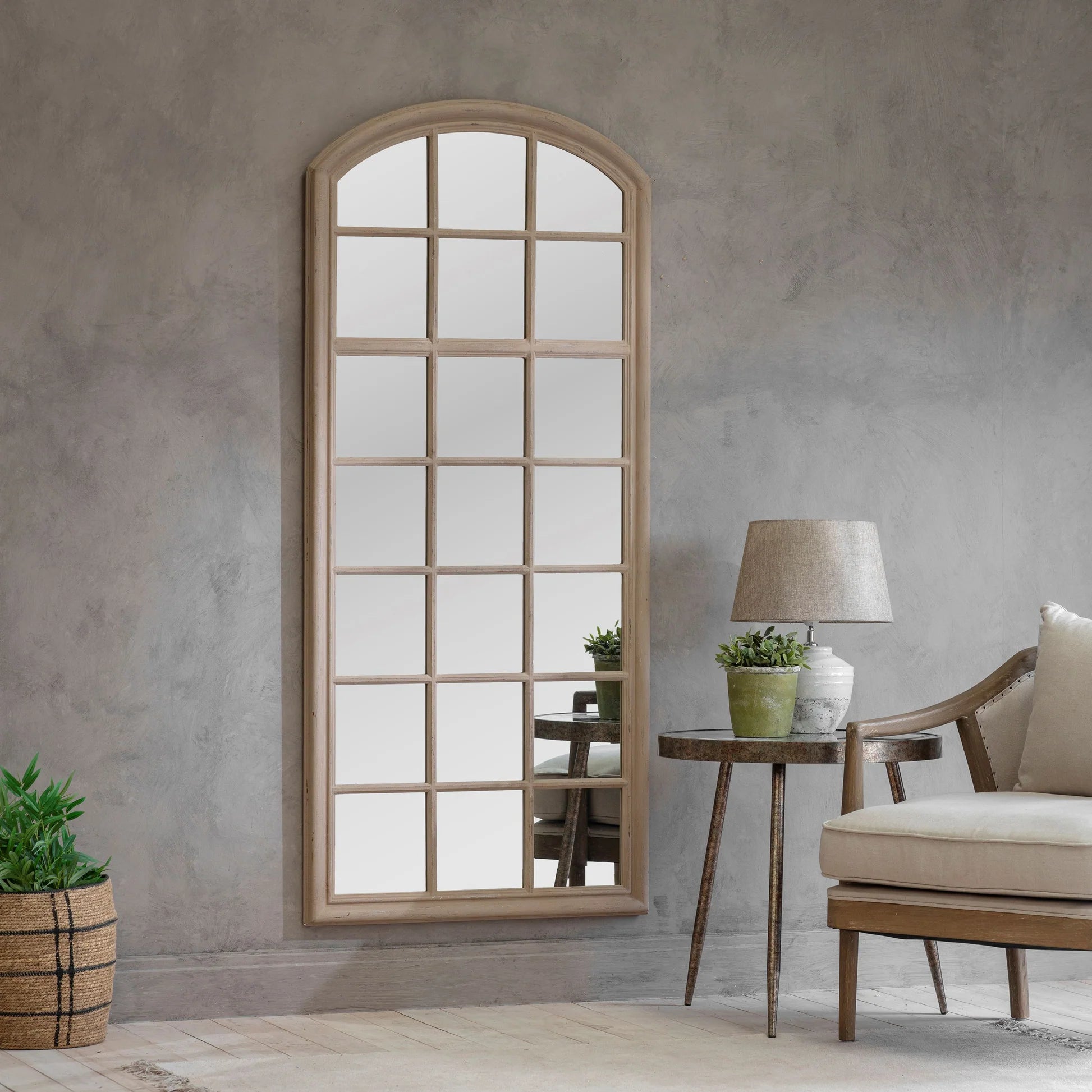 Wilton Tall Arched Window Mirror 180cm | Annie Mo's