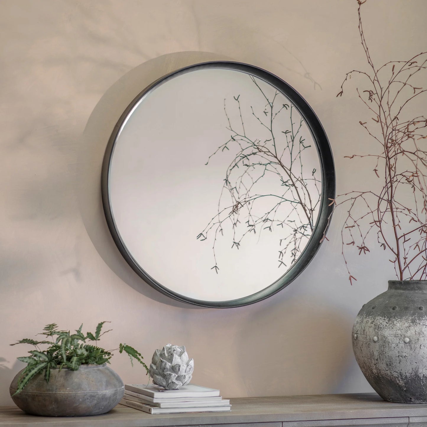 Warkworth Round Mirror 80cm | Annie Mo's