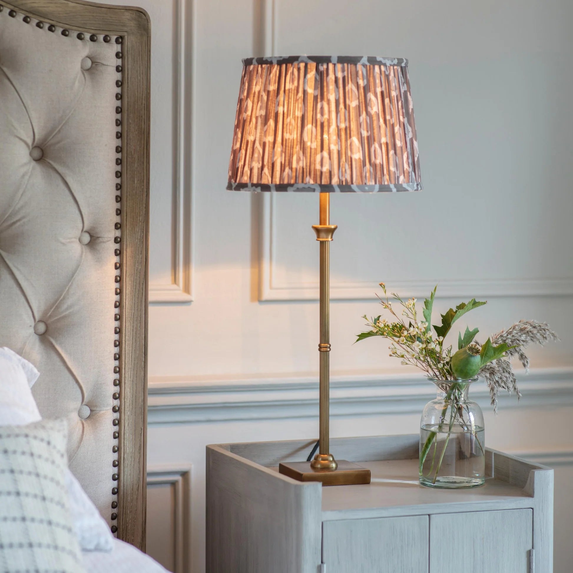 Kirdford Reeded Table Lamp 45cm | Annie Mo's