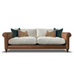Ralphie Four Seater Sofa | Leather & Fabric Mix | Annie Mo's