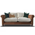 Ralphie Two Seater Sofa | Leather and Fabric Mix | Annie Mo's