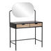 Raphia Dressing Table with Mirror