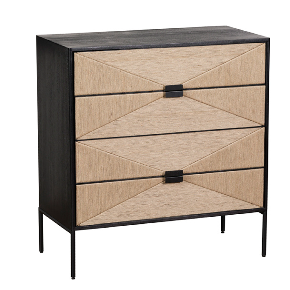 Raphia Four Drawer Chest of Drawers | Annie Mo's