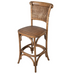 Rattan Back Bar Chair 107cm D