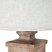 Ravelle Table Lamp With Edged Linen Shade 60cm
