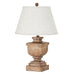Ravelle Table Lamp With Edged Linen Shade 60cm
