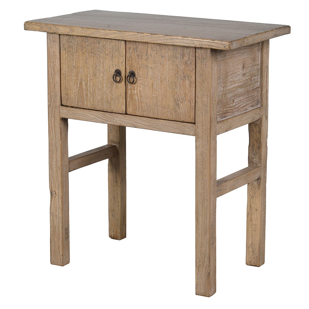 Reclaimed Elm Two Door Cupboard 80cm Wide | Annie Mo's