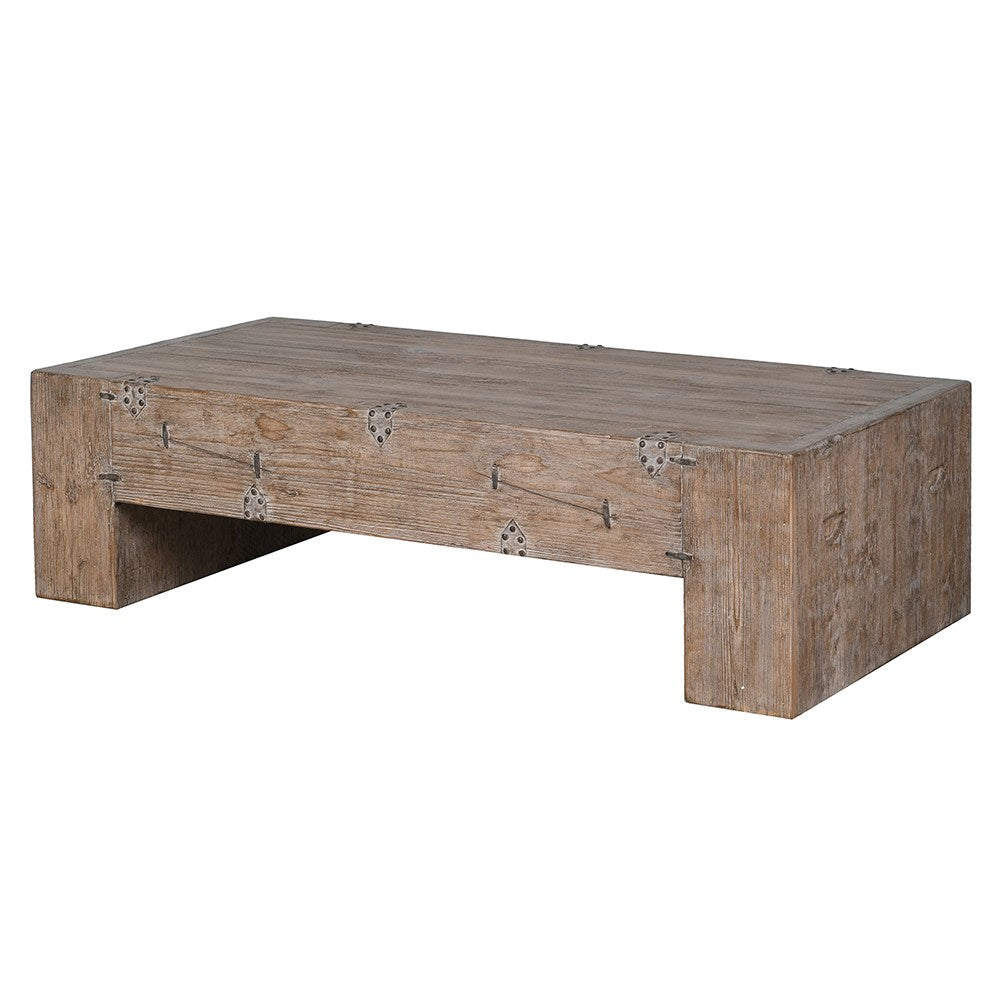 Reclaimed Pine Chunky Coffee Table 160cm | Annie Mo's