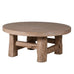 Reclaimed Elm Four Legged Round Coffee Table 105cm | Annie Mo's