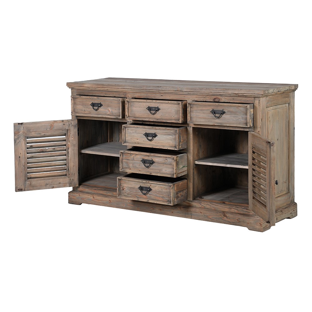 Colonial Reclaimed Louvred Sideboard B