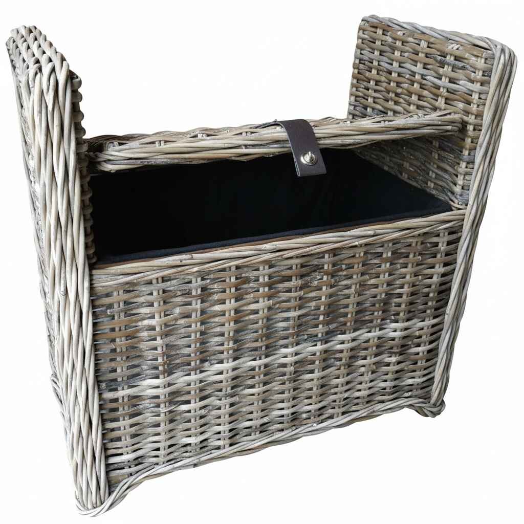 Rectangle Bench with Trunk Storage 75cm