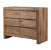 Recycled Oak Six Drawer Chest 4
