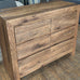 Recycled Oak Six Drawer Chest
