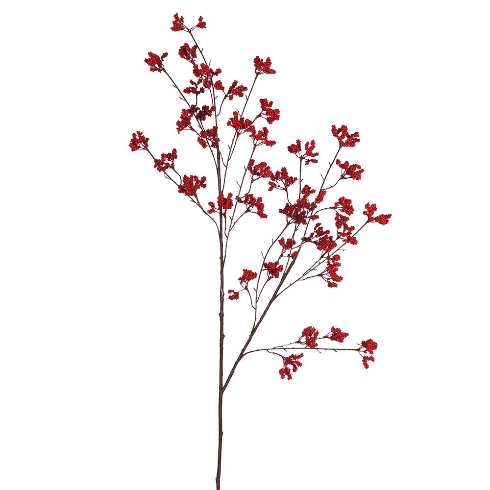 Red Berry Stem 120cm | Annie Mo's
