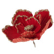 Red Flower With Gold Tipped Petals 30cm | Annie Mo's