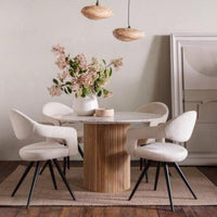 Reed Round Dining Table 120cm