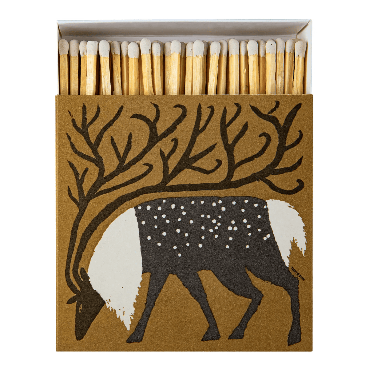 Reindeer |Square - Safety Matches | Annie Mo's