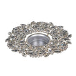 Rhinestone Flower Candle Holder 13cm | Annie Mo's