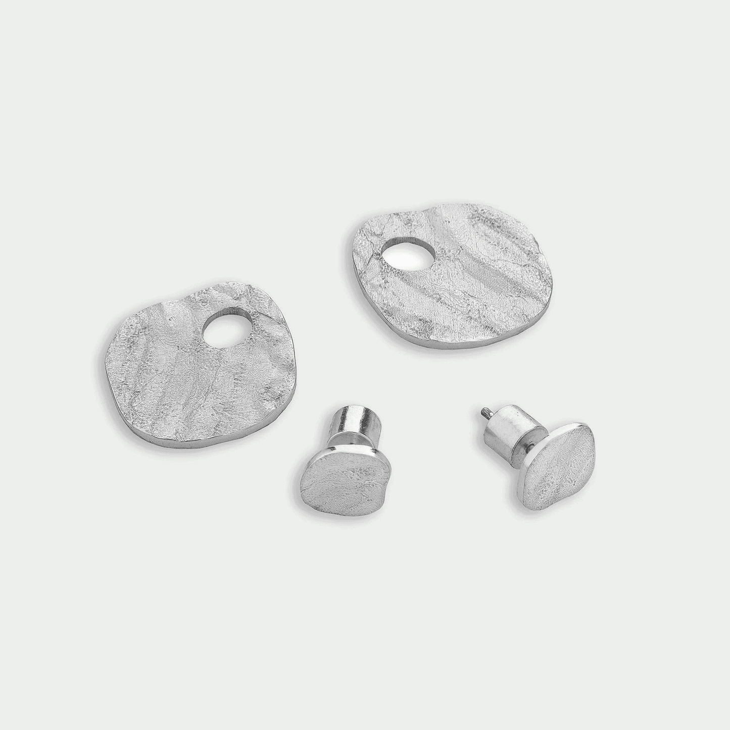 Riva Earrings - Silver-B