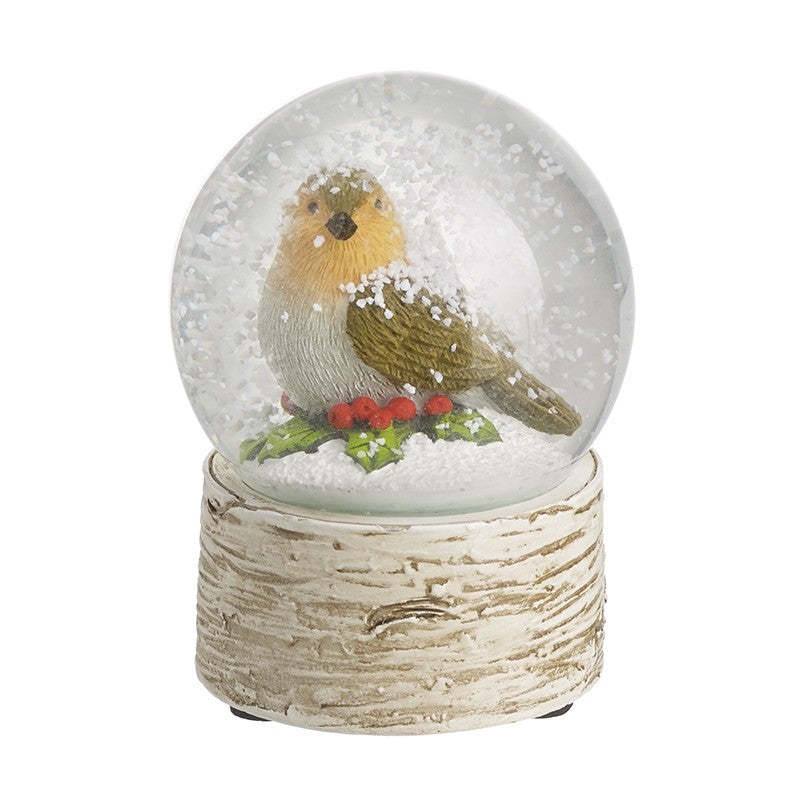 Robin Snowglobe 8cm