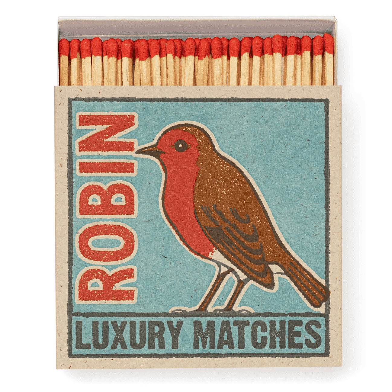 Robin | Square - Christmas Safety Matches | Annie Mo's