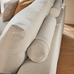 Rochbert One Arm 1 Seat LHF, Armless Unit, One Arm Chaise RHF in Tuscan Ivory.