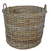 Round Baskets with Ear Handles and Jute Liners - Size Choice