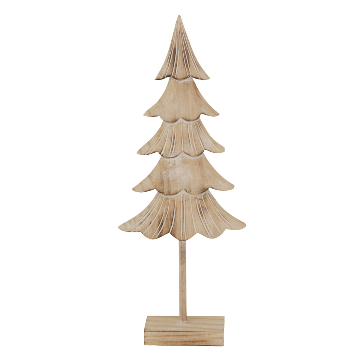 Rustic Fir Tree On Stand - Size Choice-C
