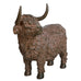 Rustic Highland Cow 34cm