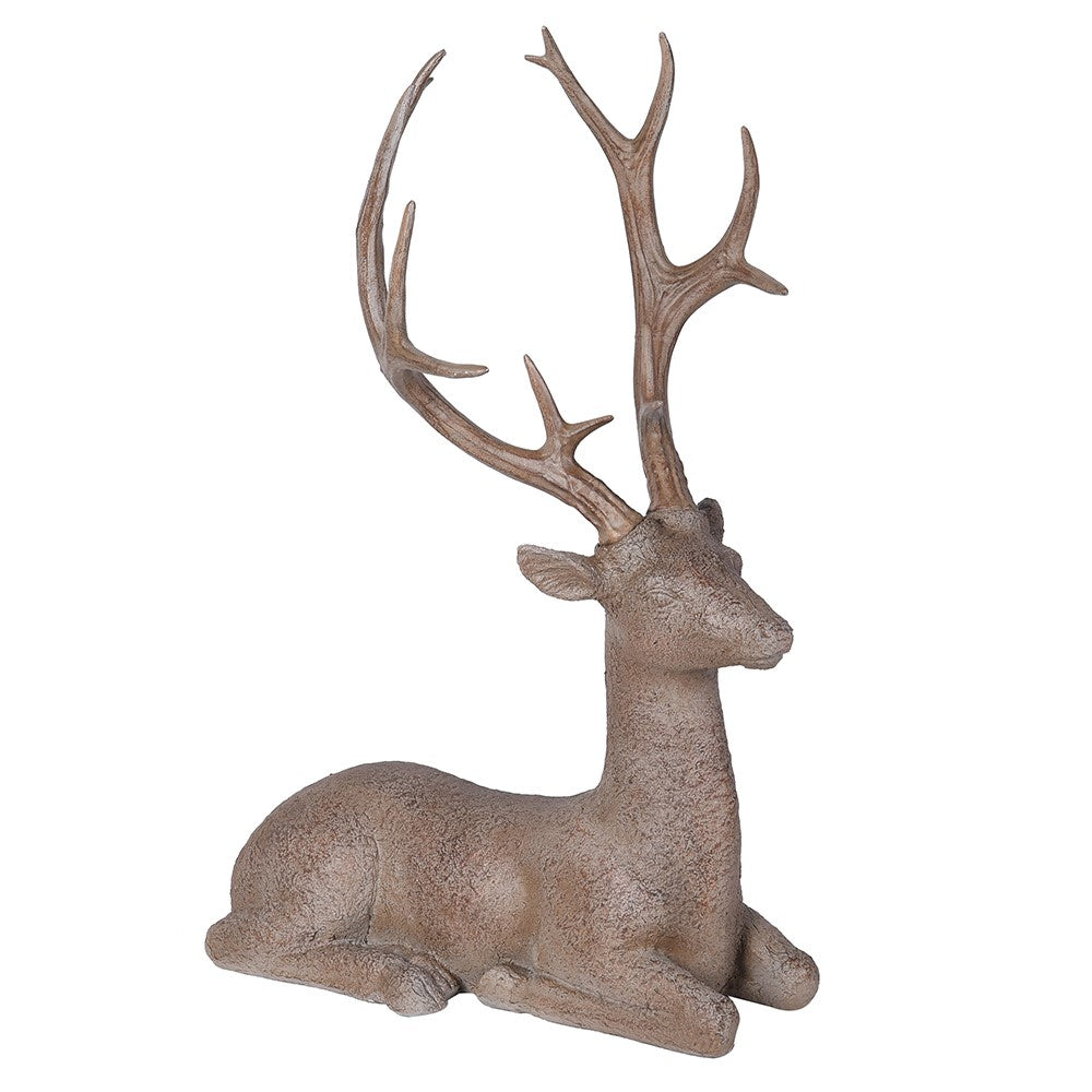 Rustic Lying Reindeer 53cm-C