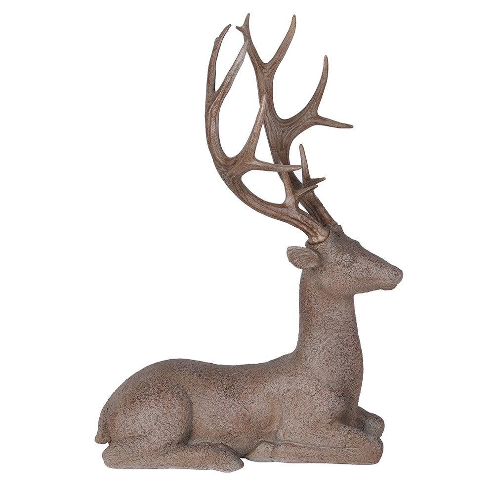 Rustic Lying Reindeer 53cm | Annie Mo's